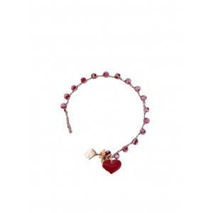 Bracciale uncinetto con Cuore